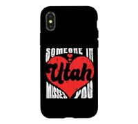 Custodia per iPhone X/XS Qualcuno nello Utah ti manca il cuore