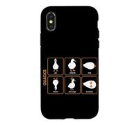 Custodia per iPhone X/XS Quark Particella Oca Fisica Meccanica Quantistica Scienza Nerd