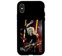 Custodia per iPhone X/XS Queen Adam Lambert Live Brian May Chitarrista di Dick Barnatt