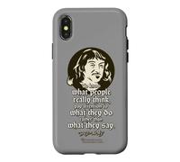 Custodia per iPhone X/XS Quello che le persone dicono, pensano e fanno