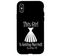 Custodia per iPhone X/XS Questa ragazza sta per sposarsi abito da sposa per essere spose