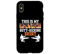 Custodia per iPhone X/XS Questo è il mio calcio di combattimento contro il cancro