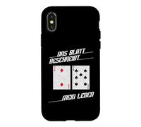Custodia per iPhone X/XS Questo Foglio descrive la mia mano di Life Poker 7 e 2