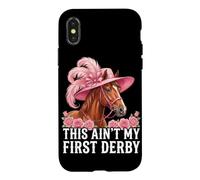 Custodia per iPhone X/XS Questo non è il mio primo Derby Horse Racing Equestrian Lover