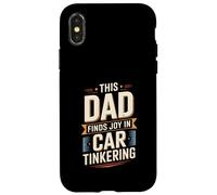 Custodia per iPhone X/XS Questo papà trova gioia in auto armeggiare padre