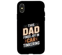 Custodia per iPhone X/XS Questo papà trova gioia in auto armeggiare padre
