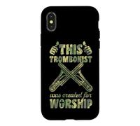 Custodia per iPhone X/XS Questo trombone è stato creato per adorare il trombone cristiano