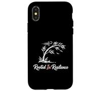 Custodia per iPhone X/XS Radicato nel difensore della salute della resilienza