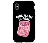 Custodia per iPhone X/XS Ragazza Matematica È Vero Calcolo Algebra Logica Matematica Amante