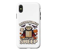 Custodia per iPhone X/XS Ragionieri Non Contare Le Pecore Divertente Ragioniere Di Halloween