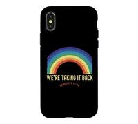 Custodia per iPhone X/XS Rainbow We're Taking It Really Back - Versetto biblico cristiano