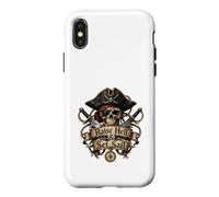 Custodia per iPhone X/XS Raise Hell & Set Sail Pirate Skull - Avventura nautica