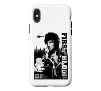 Custodia per iPhone X/XS Rambo First Blood Stallone 80s Film d'azione