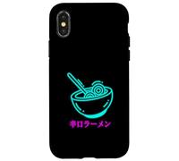 Custodia per iPhone X/XS Ramen Destiny Anime Giapponese Semplice Giapponese Kawaii Artstyle
