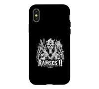 Custodia per iPhone X/XS Ramses II Il re diventa pietra Egitto faraone