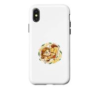 Custodia per iPhone X/XS Ravioli Carini Coppia Abbraccio Pasta Italiana