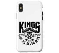 Custodia per iPhone X/XS Re dei sette mari Wild Abstract Skull Real Gangs