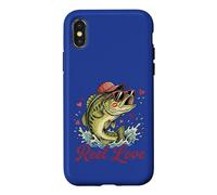 Custodia per iPhone X/XS Reel Love - Mulinello da pesca Love