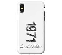 Custodia per iPhone X/XS Regalo di compleanno 1971 in edizione limitata usato Grunge