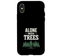 Custodia per iPhone X/XS Registrazione Terapia Logger Terapia Umorismo Motosega Life Forest