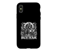 Custodia per iPhone X/XS Regola con la lama Il trono giapponese comanda samurai