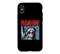 Custodia per iPhone X/XS Resist Statue Liberty Bubblegum Protest Equality