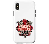 Custodia per iPhone X/XS Respect Workers May Day Labour Rights Best Employee Raise
