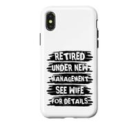 Custodia per iPhone X/XS Retired Under New Management See Wife For Details