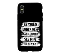 Custodia per iPhone X/XS Retired Under New Management See Wife For Details