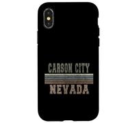 Custodia per iPhone X/XS Retrò Carson City Nevada