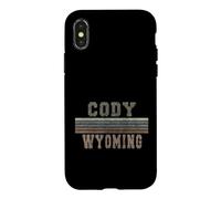 Custodia per iPhone X/XS Retrò Cody Wyoming