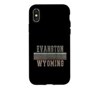 Custodia per iPhone X/XS Retrò Evanston Wyoming