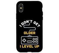 Custodia per iPhone X/XS Retro Gaming - I Don't Get Older I Level Up Gamepad Divertente