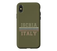 Custodia per iPhone X/XS Retro Ischia Italia