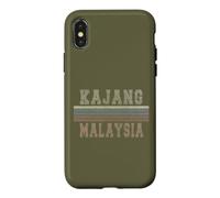 Custodia per iPhone X/XS Retro Kajang Malesia