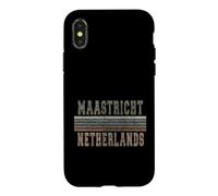 Custodia per iPhone X/XS Retro Maastricht Paesi Bassi