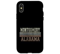 Custodia per iPhone X/XS Retrò Montgomery Alabama