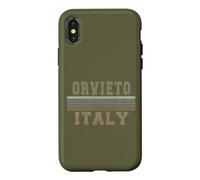 Custodia per iPhone X/XS Retro Orvieto Italia