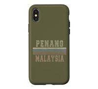 Custodia per iPhone X/XS Retro Penang Malesia