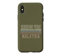 Custodia per iPhone X/XS Retro Seberang Perai Malesia