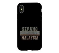 Custodia per iPhone X/XS Retro Sepang Malesia