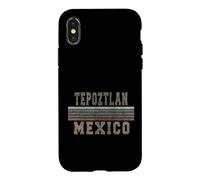 Custodia per iPhone X/XS Retro Tepoztlan Messico