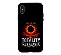 Custodia per iPhone X/XS Reykjavik Islanda Totality Eclipse 12 agosto 2026