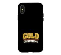 Custodia per iPhone X/XS Ricerca dell'oro Prospezione delle miniere d'oro