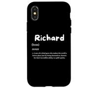 Custodia per iPhone X/XS Richard Definition Personalized Name Custom Costume For Rich