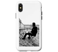 Custodia per iPhone X/XS Richard Hawley in piedi al bordo del cielo di Andy Willsher