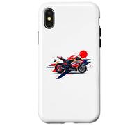Custodia per iPhone X/XS Ride With Passion Esplora il brivido della maglietta Ride Sunset