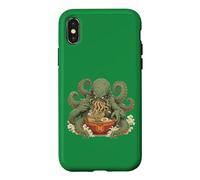 Custodia per iPhone X/XS Rilasciare il Ramen Eldritch Noodle Monster Art