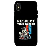 Custodia per iPhone X/XS Rispetta i tuoi anziani - Videogiochi per giocatori amanti del gioco