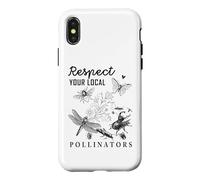 Custodia per iPhone X/XS Rispetta i tuoi impollinatori locali